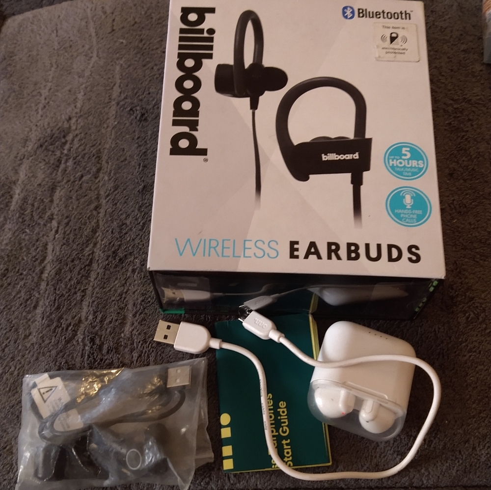 3 sets Bluetooth Earphones $10 a set.
